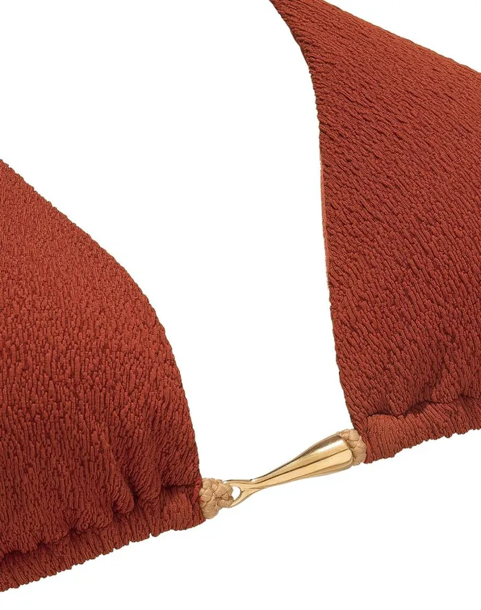 Tops Women ViX Paula Hermanny Firenze Mandy Tri Top 8211 Redwood