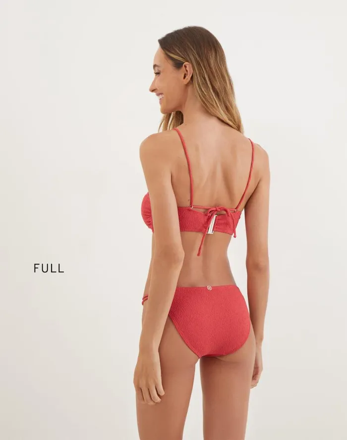 Tops Women ViX Paula Hermanny Firenze Sami Bandeau Top 8211 Raspberry