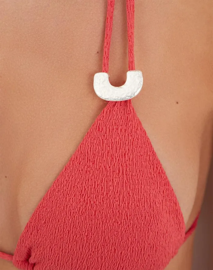 Tops Women ViX Paula Hermanny Firenze Sami Tri Top 8211 Raspberry