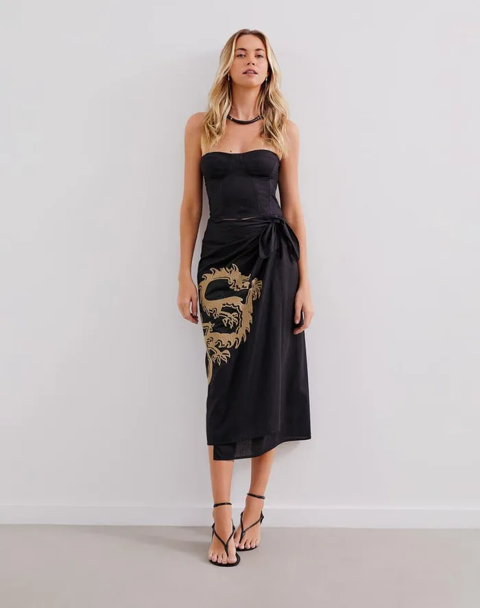Tops Women ViX Paula Hermanny Inara Top 8211 Black
