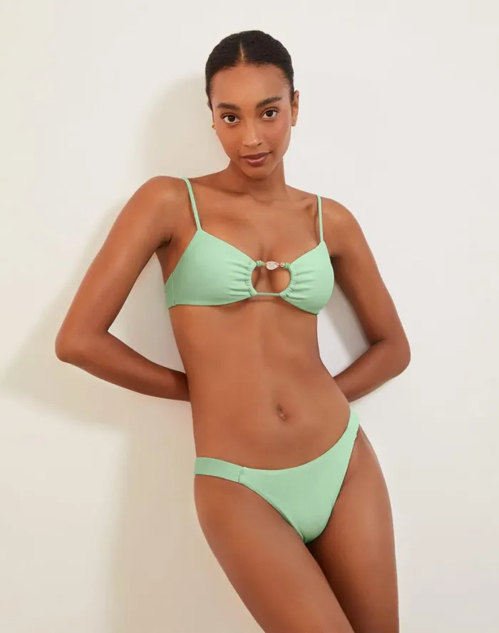 Tops Women ViX Paula Hermanny Ivy Erin Top 8211 Pastel Mint