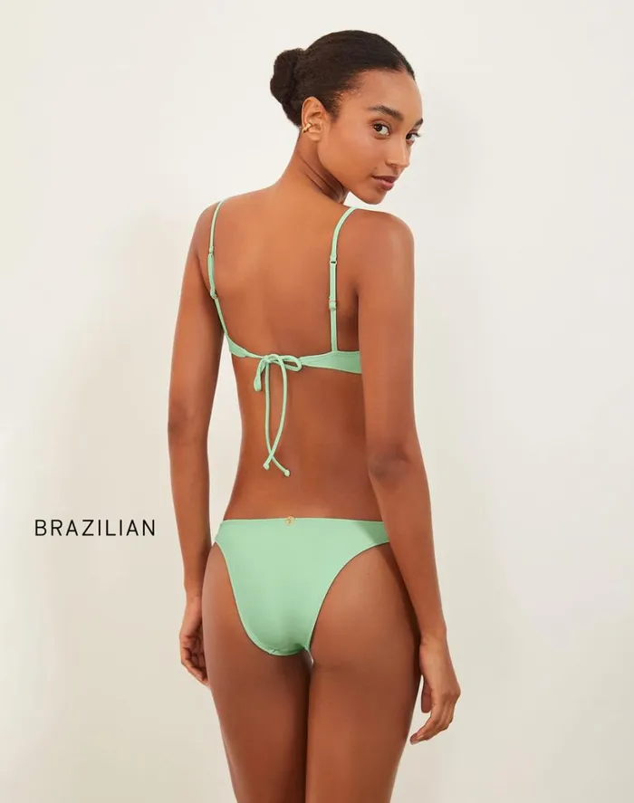 Tops Women ViX Paula Hermanny Ivy Erin Top 8211 Pastel Mint