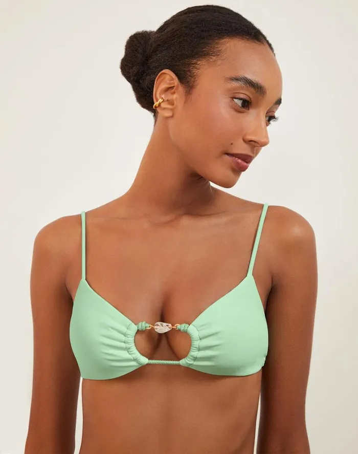 Tops Women ViX Paula Hermanny Ivy Erin Top 8211 Pastel Mint