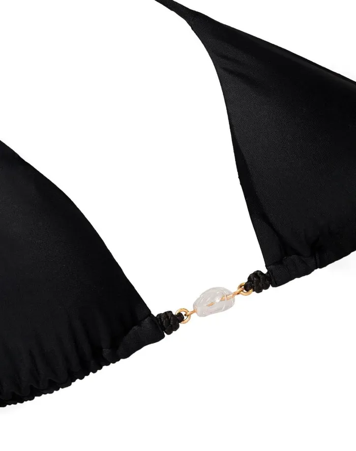 Tops Women ViX Paula Hermanny Ivy Tri Top 8211 Black