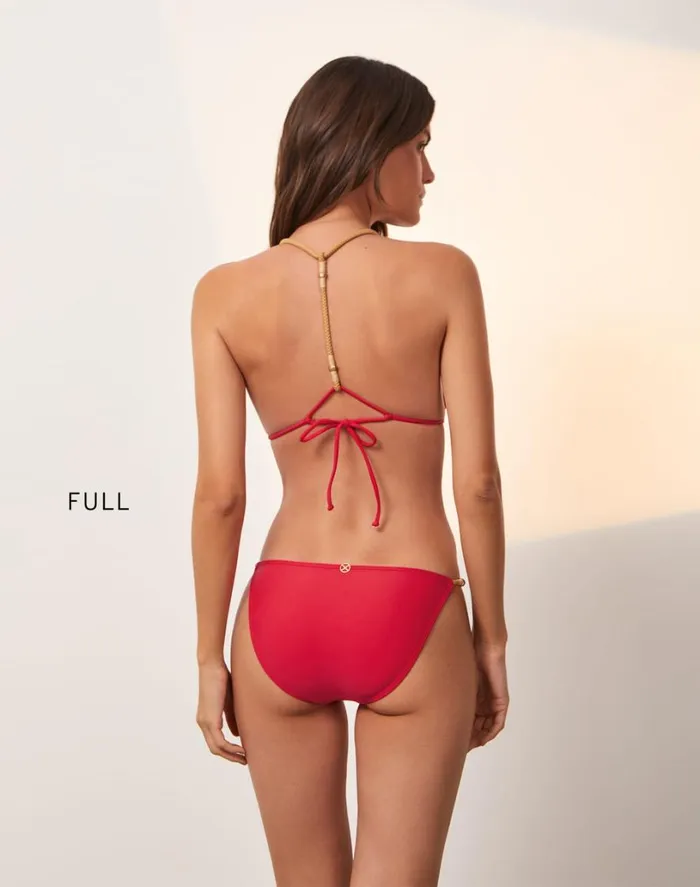 Tops Women ViX Paula Hermanny Layla T Back Top 8211 Red Poppy