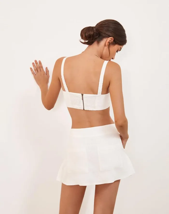 Tops Women ViX Paula Hermanny Meire Top 8211 Off White