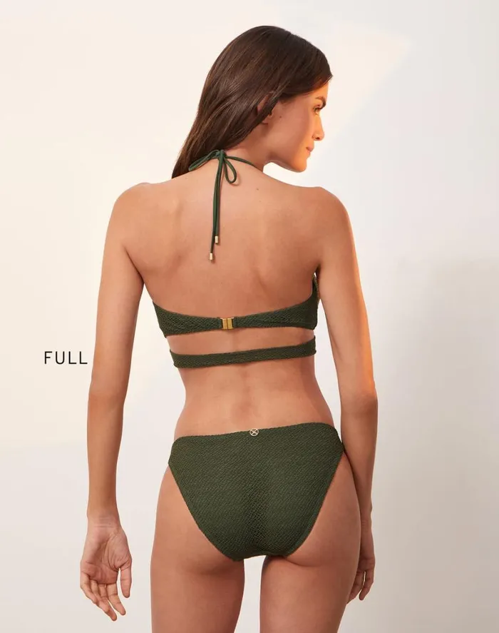 Tops Women ViX Paula Hermanny Mesh Ruth Gi Top 8211 Evergreen