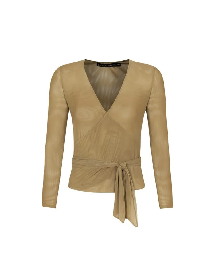 Tops Women ViX Paula Hermanny Millie Cachecouer Blouse 8211 Olivine