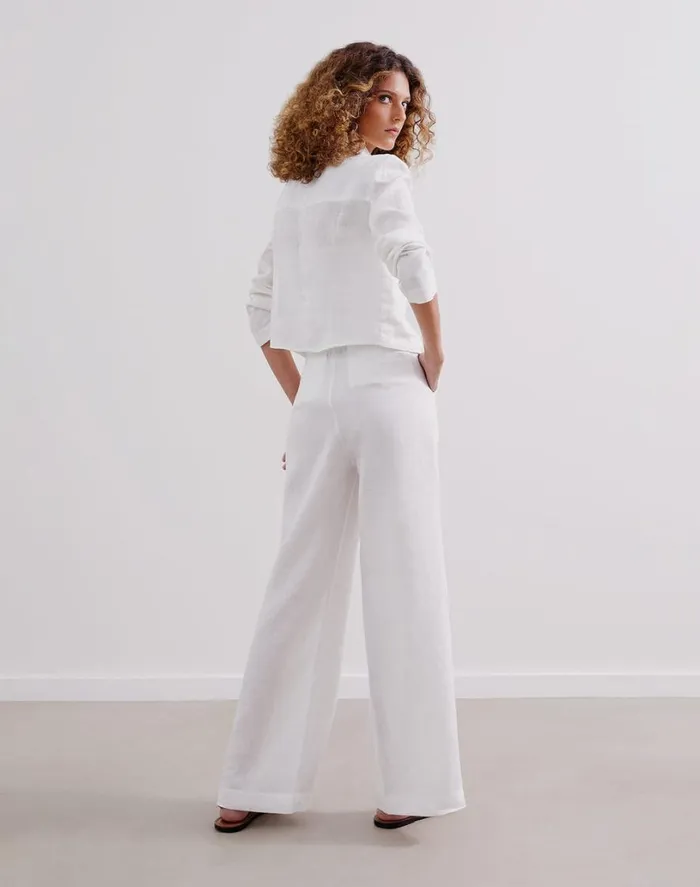 Tops Women ViX Paula Hermanny Mina Jacket 8211 Off White