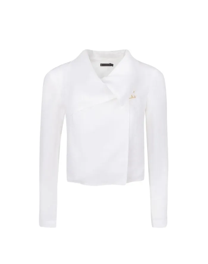 Tops Women ViX Paula Hermanny Mina Jacket 8211 Off White