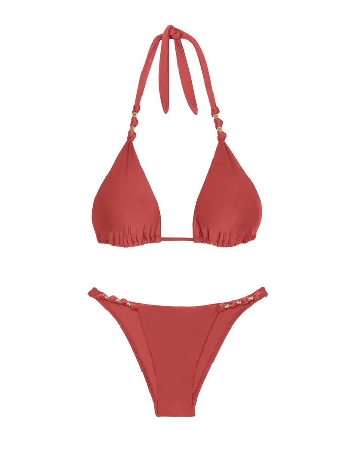 Tops Women ViX Paula Hermanny Paula Top 8211 Brick