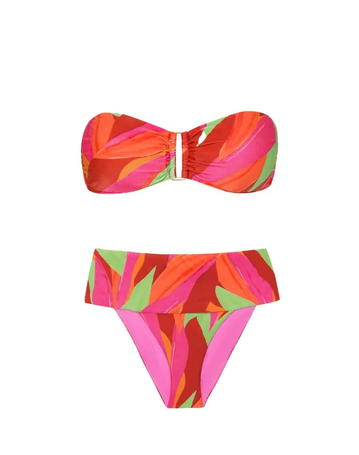 Tops Women ViX Paula Hermanny Square Bandeau Top 8211 Cherish