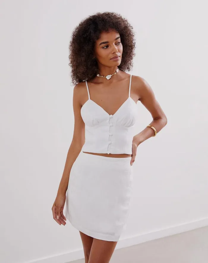 Tops Women ViX Paula Hermanny Wendy Top 8211 Off White