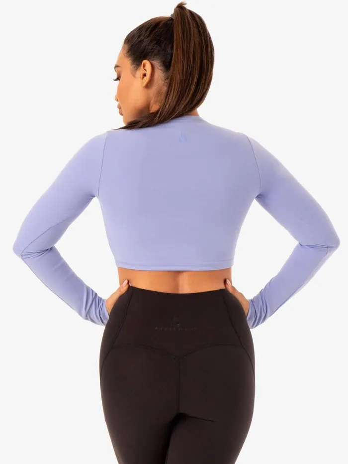 Tops Womens Ryderwear Sola Long Sleeve Top Purple