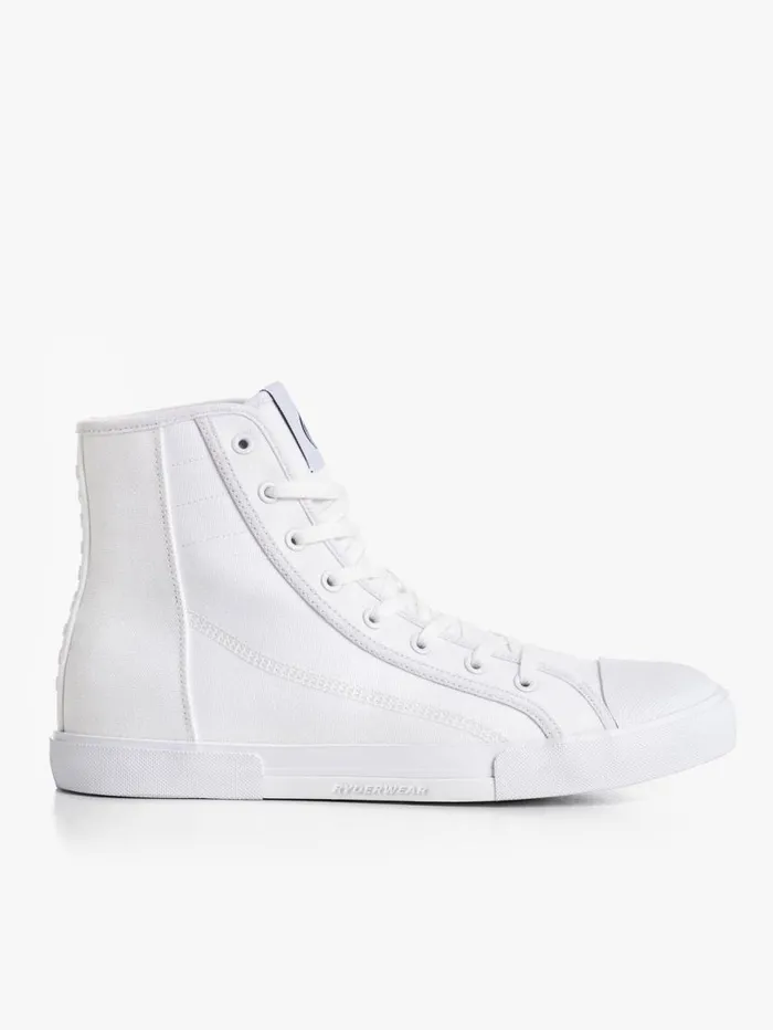 Trainers Shoes Ryderwear Vulcanised High Top White