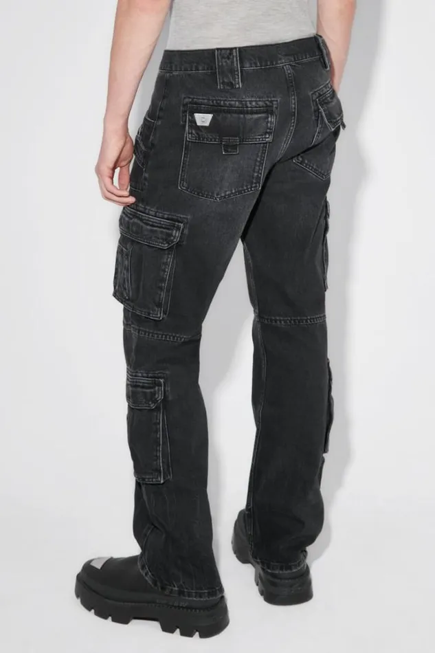 Trousers Men MISBHV Harness Cargo Trousers Black