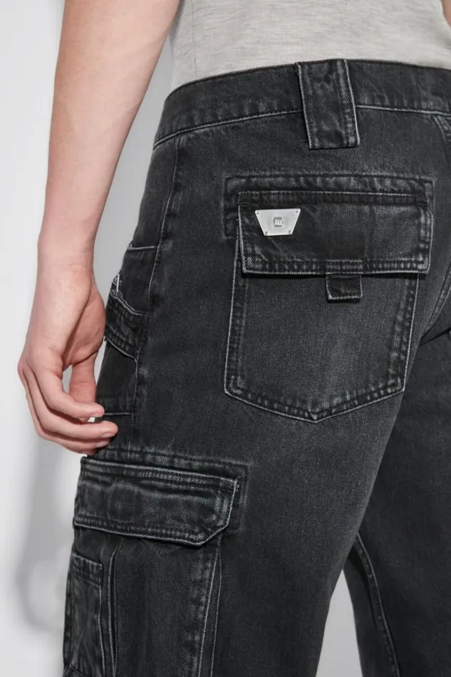 Trousers Men MISBHV Harness Cargo Trousers Black