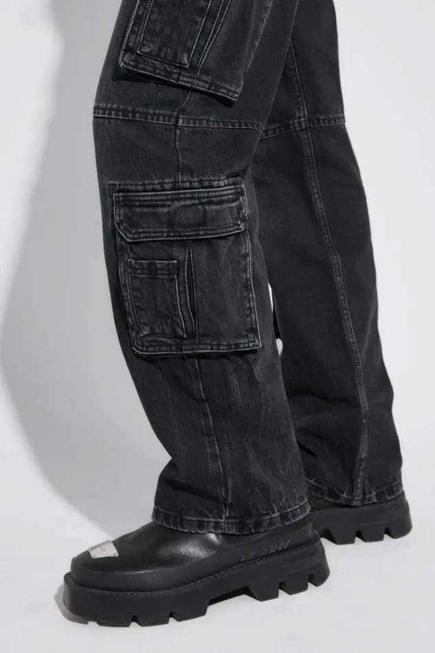 Trousers Men MISBHV Harness Cargo Trousers Black