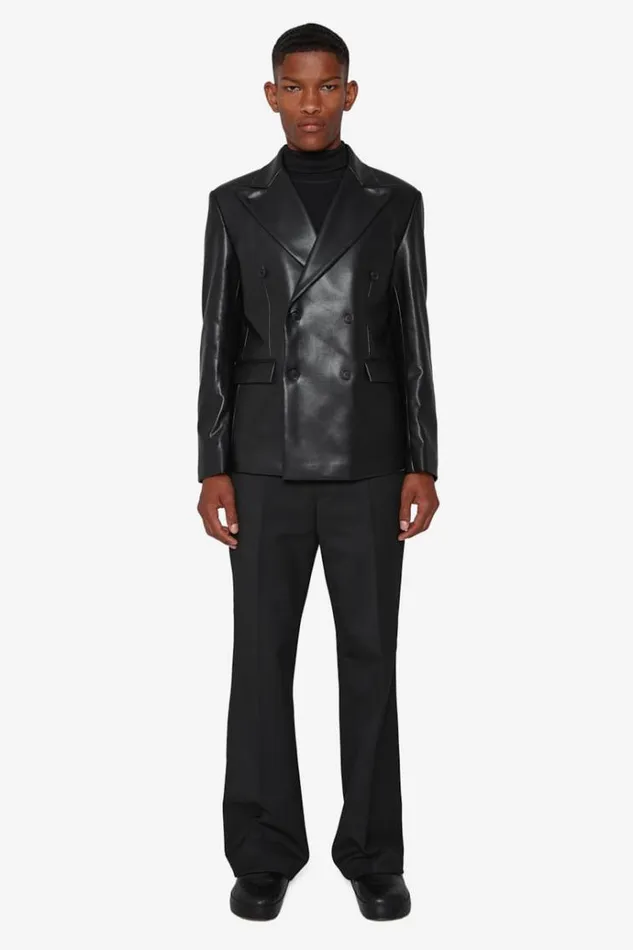 Trousers Men MISBHV Relaxed Tailored Trousers Black