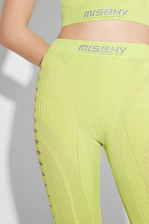 Trousers Women MISBHV Future Sport Mesh Trousers Lime