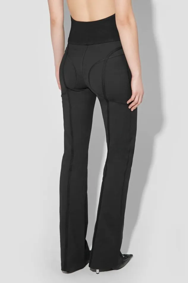 Trousers Women MISBHV Lara Laced Trousers Black