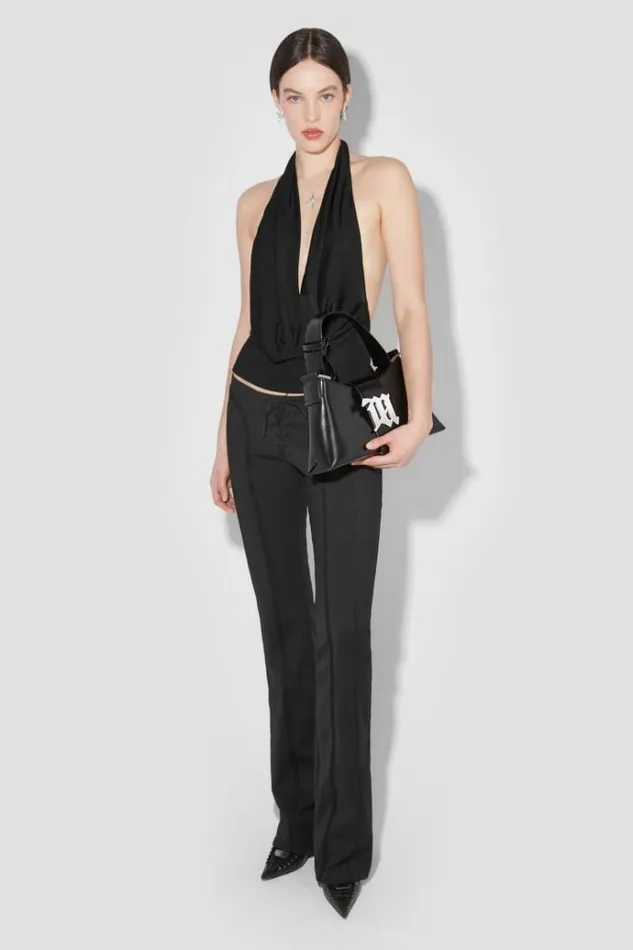 Trousers Women MISBHV Lara Laced Trousers Black