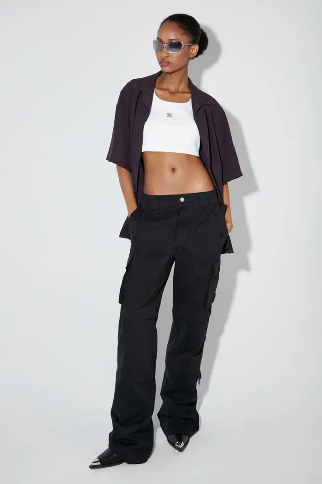 Trousers Women MISBHV Work Trousers Black