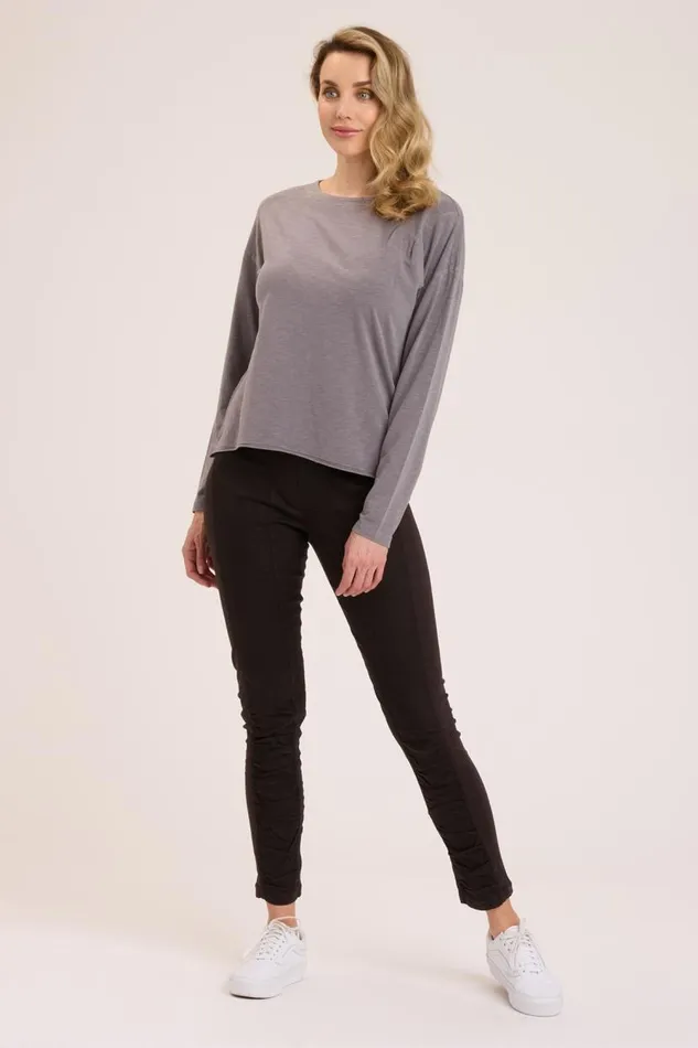 Twill Alexa Legging Black Clothing XCVI Pants