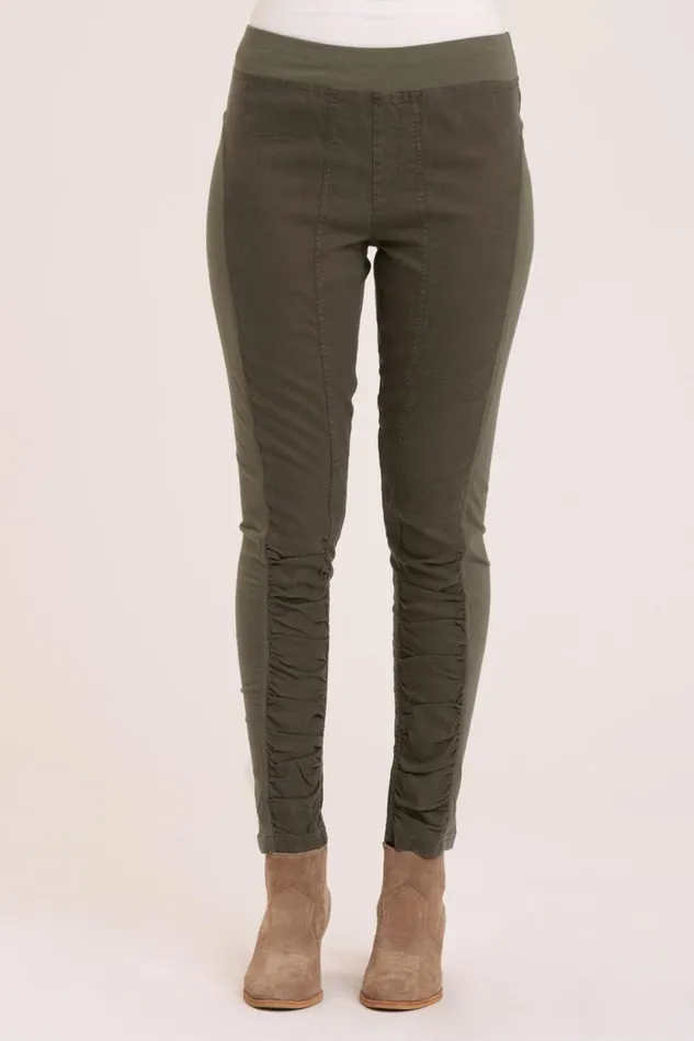 Twill Alexa Legging Olive Clothing XCVI Pants
