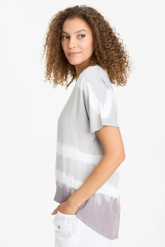 Twill Clara Top Caravel Wash Overcast Clothing XCVI ShirtsBlouses