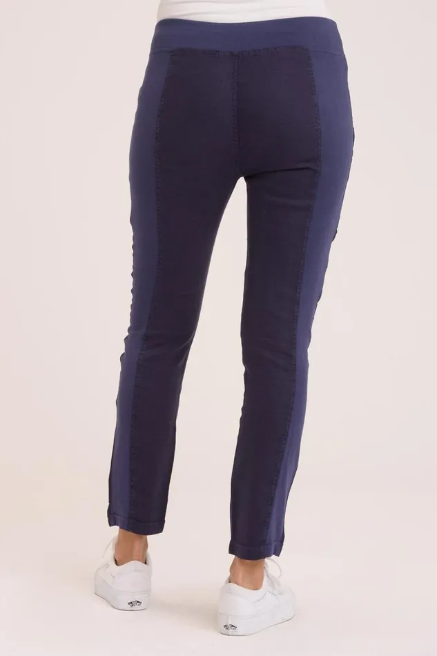 Twill Malanda Pant Navy Clothing XCVI Pants