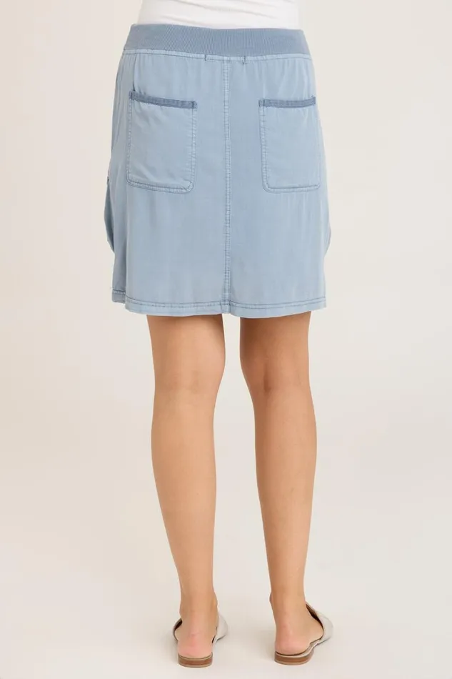 Twill Shirley Mini Orion Blue Pigment Clothing XCVI Skirts