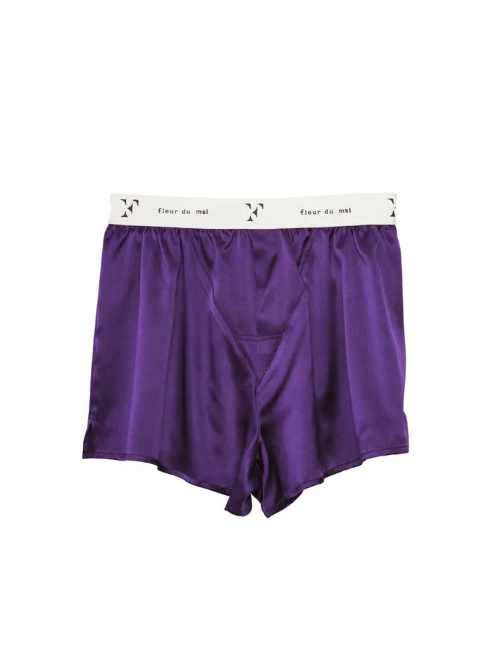 Unisex Boxers LingerieClothing Fleur Du Mal Unisex Boxer Short Acai