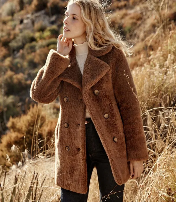 VALLEY COAT Brown Amber Shop DEN Jackets and Coats