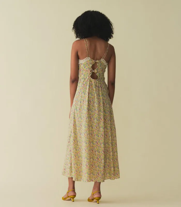 VENUS DRESS Chrysanthemum Sky Floral Shop DEN Dresses