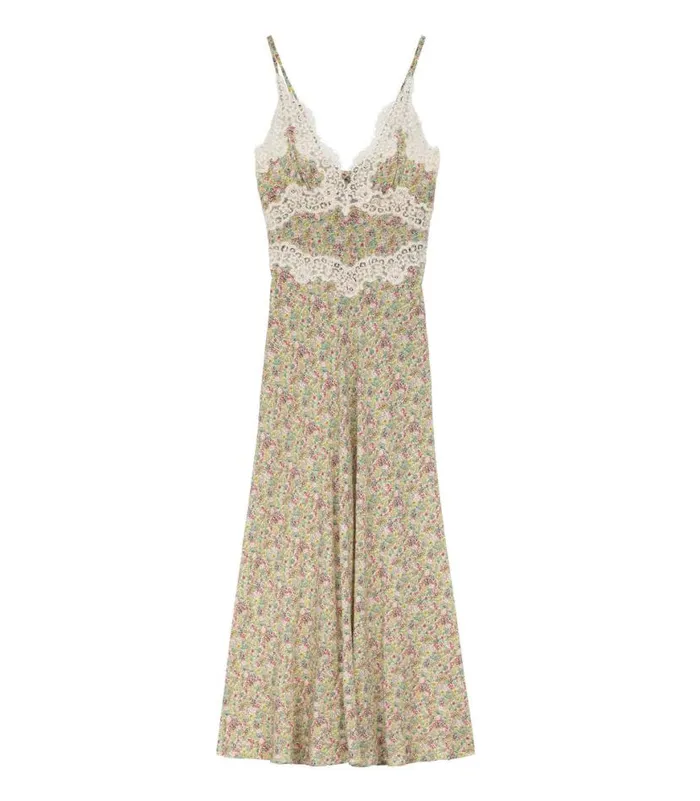 VENUS DRESS Chrysanthemum Sky Floral Shop DEN Dresses