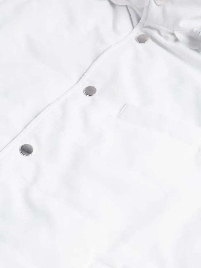 Vests Mens Paul Stuart Belsetta Vest With Removable Hood White