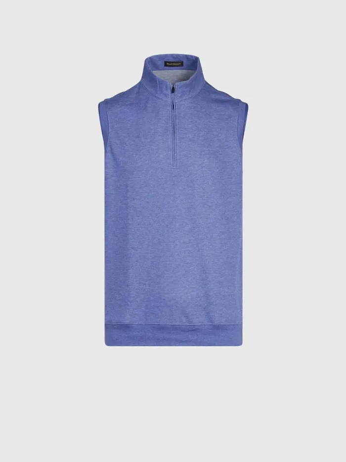 Vests Mens Paul Stuart Cotton Performance Vest Marine Blue