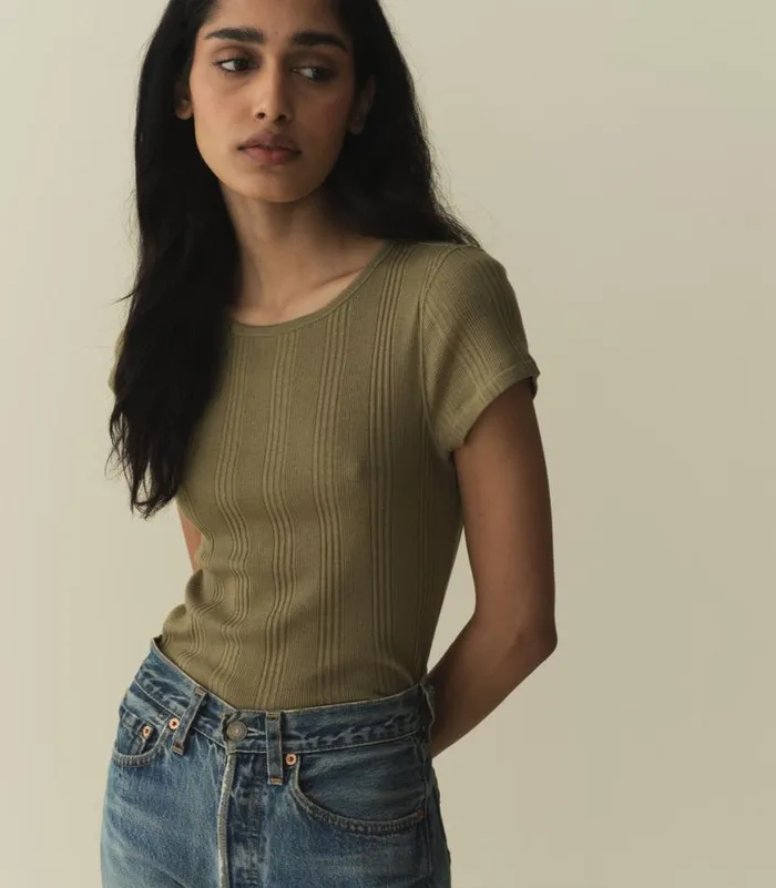 VIVI CASHMERE BLEND TEE Pasture Shop DEN Tees