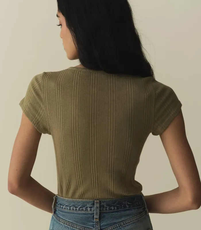 VIVI CASHMERE BLEND TEE Pasture Shop DEN Tees