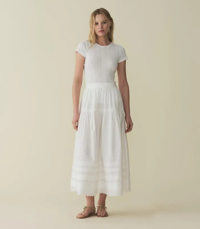 VIVI TEE Salt Quelle Jolie Pointelle Shop DEN Tees