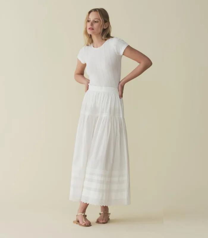 VIVI TEE Salt Quelle Jolie Pointelle Shop DEN Tees