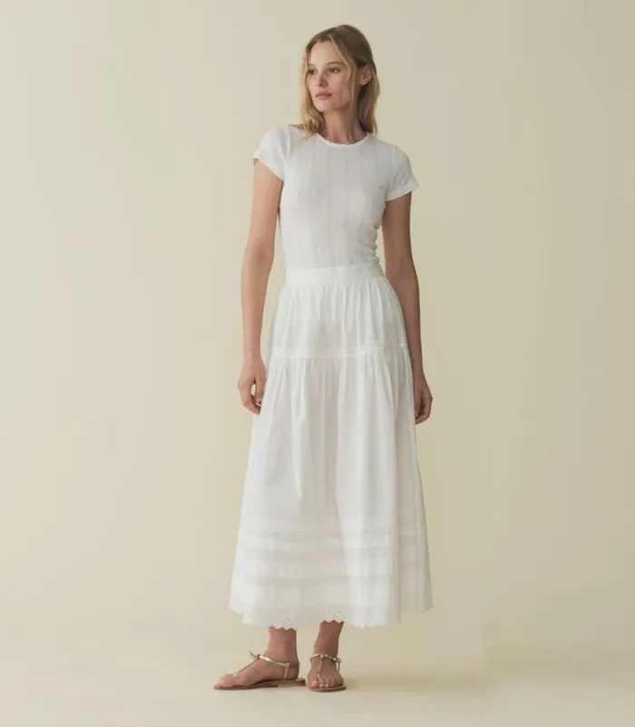 VIVI TEE Salt Quelle Jolie Pointelle Shop DEN Tees