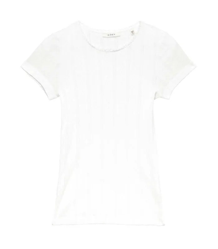 VIVI TEE Salt Quelle Jolie Pointelle Shop DEN Tees