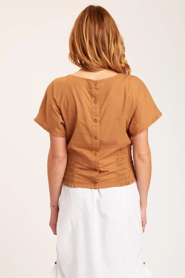 Vivi Top Terra Cotta Clothing XCVI ShirtsBlouses
