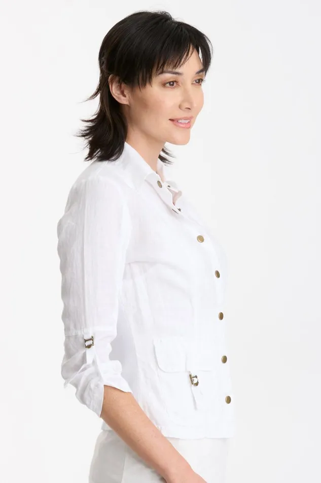 Waldron Jacket White Clothing XCVI Jackets