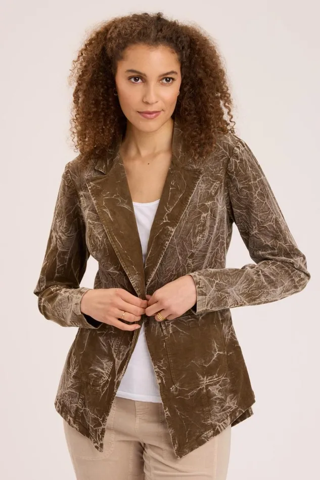 Westbrook Blazer Stone Wash Courtyard Clothing XCVI Jackets