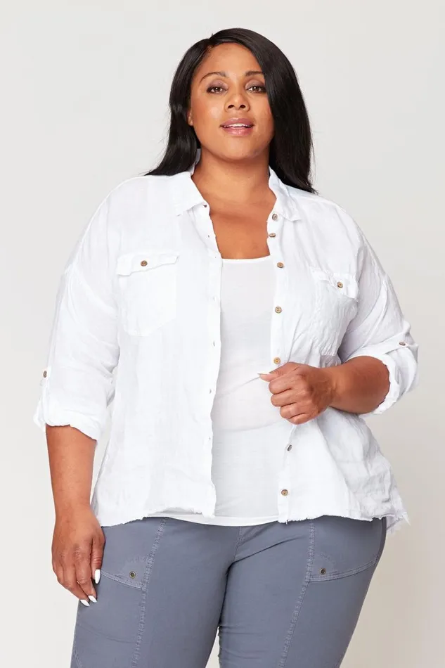 Whitson ButtonUp White Clothing XCVI ShirtsBlouses