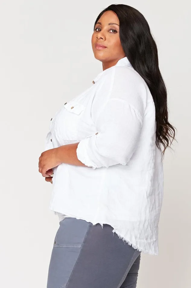 Whitson ButtonUp White Clothing XCVI ShirtsBlouses
