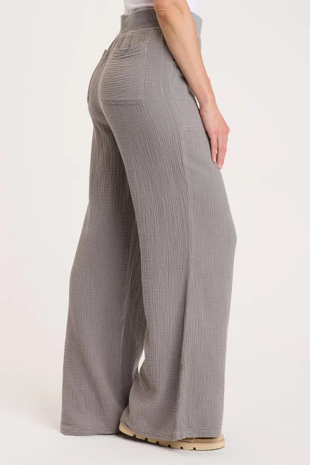Wilder Wide Leg Zinc Pigment Clothing XCVI Pants